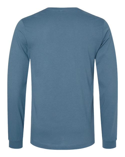 BELLA + CANVAS Unisex Jersey Long Sleeve Tee 3501 - Steel Blue