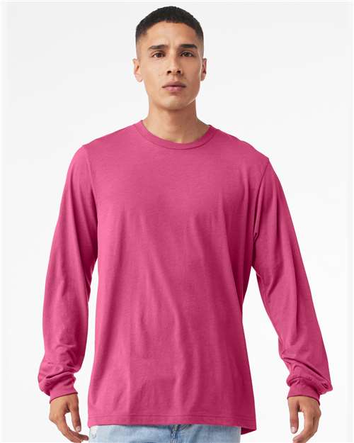 BELLA + CANVAS Unisex Jersey Long Sleeve Tee 3501 - Berry