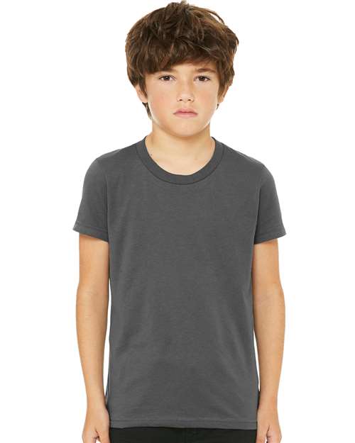 BELLA + CANVAS Youth Jersey Tee 3001Y - Asphalt