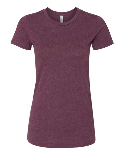 BELLA + CANVAS Women's Slim Fit Tee 6004 - Heather Maroon