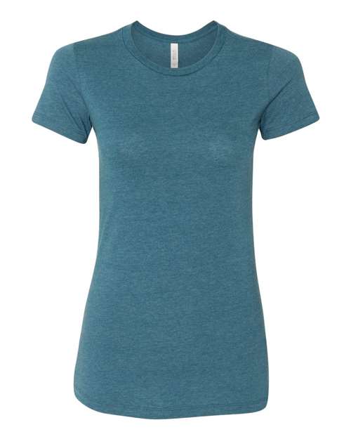 BELLA + CANVAS Women's Slim Fit Tee 6004 - Heather Deep Teal