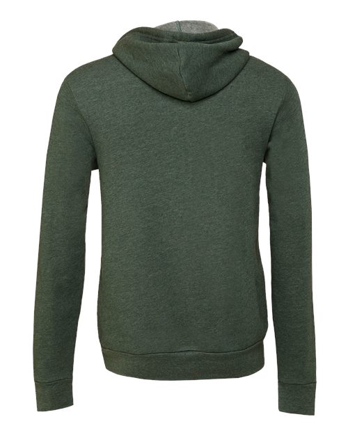 BELLA + CANVAS Unisex Sponge Fleece Hoodie Sweatshirt 3719 - Heather Forest