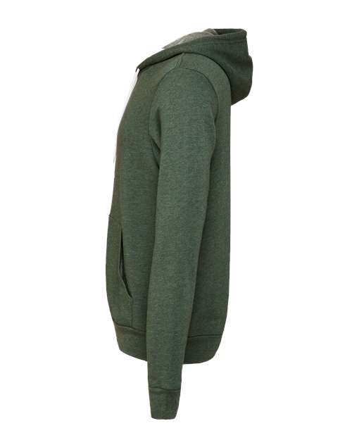 BELLA + CANVAS Unisex Sponge Fleece Hoodie Sweatshirt 3719 - Heather Forest