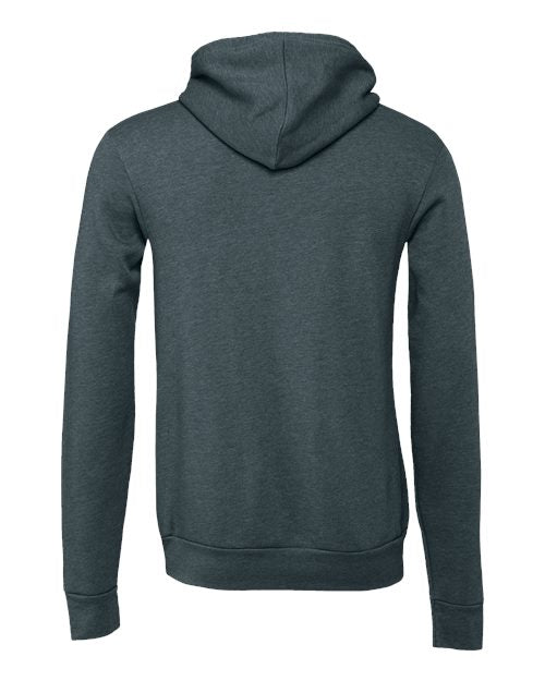 BELLA + CANVAS Unisex Sponge Fleece Hoodie Sweatshirt 3719 - Heather Slate