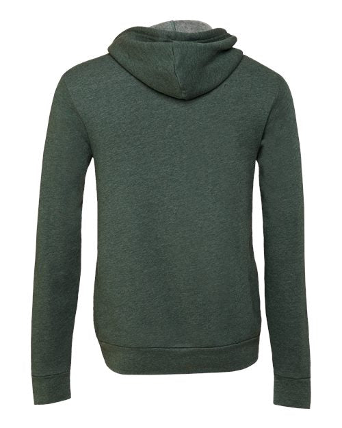 BELLA + CANVAS Unisex Sponge Fleece Full-Zip Hoodie Sweatshirt 3739 - Heather Forest