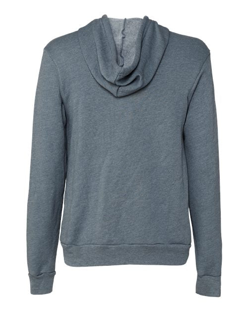 BELLA + CANVAS Unisex Sponge Fleece Full-Zip Hoodie Sweatshirt 3739 - Heather Slate