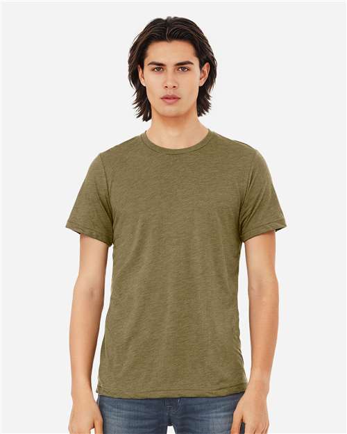 BELLA + CANVAS Triblend Tee 3413 - Olive Triblend