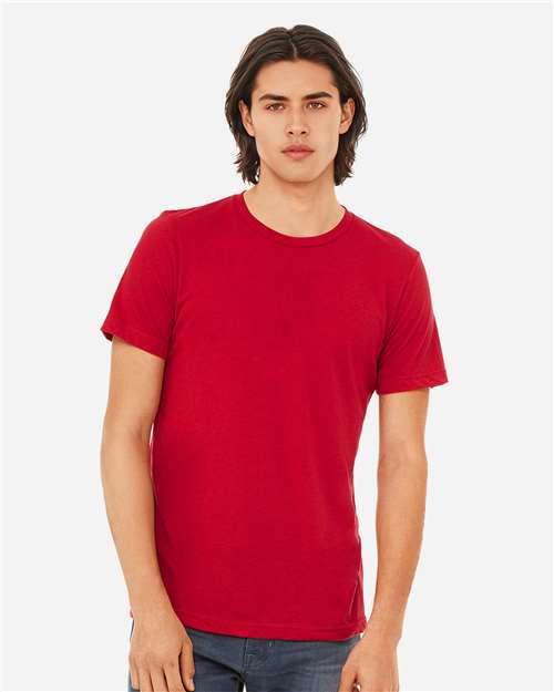 BELLA + CANVAS Triblend Tee 3413 - Solid Red Triblend