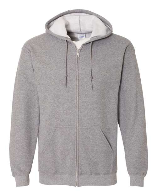 Gildan Unisex Heavy Blend™ Full-Zip Hooded Sweatshirt 18600 - Graphite Heather