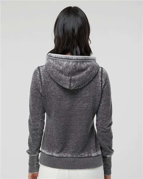 J. America Women's Zen Fleece Hooded Sweatshirt 8912