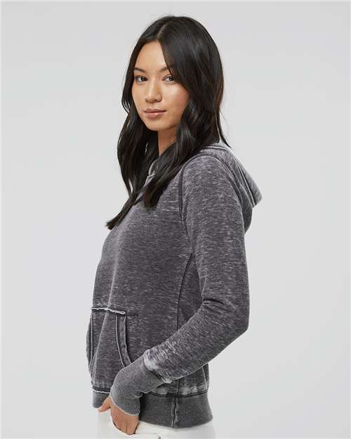 J. America Women's Zen Fleece Hooded Sweatshirt 8912