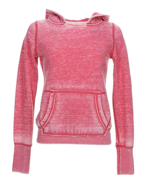 J. America Women's Zen Fleece Hooded Sweatshirt 8912