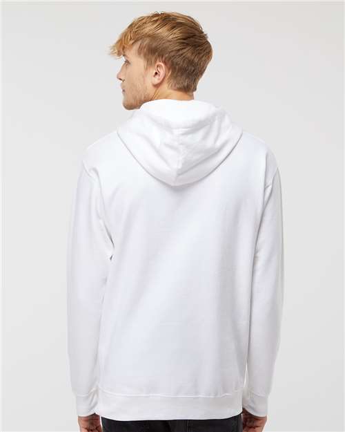 Independent Trading Co. Unisex Midweight Hooded Sweatshirt SS4500 - White