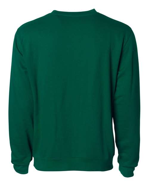 Independent Trading Co. Unisex Midweight Crewneck Sweatshirt SS3000 - Dark Green