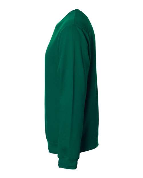 Independent Trading Co. Unisex Midweight Crewneck Sweatshirt SS3000 - Dark Green