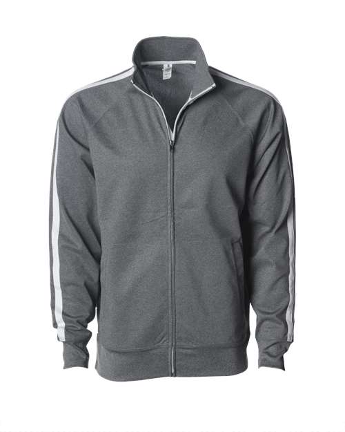 Independent Trading Co. Men's Lightweight Poly-Tech Full-Zip Track Jacket EXP70PTZ