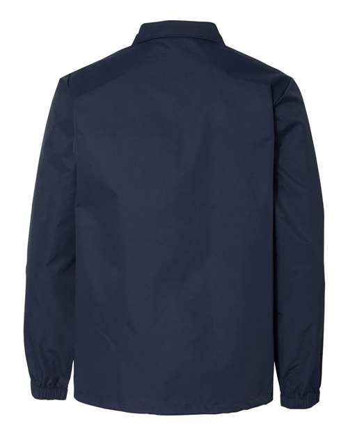 Independent Trading Co. Men's Water-Resistant Windbreaker Coach’s Jacket EXP99CNB