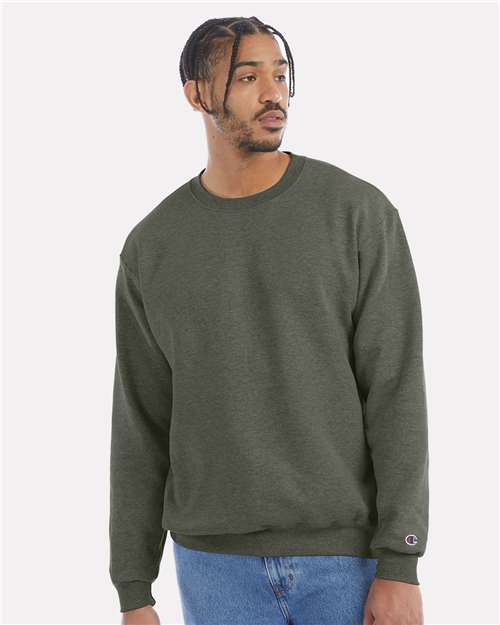 Champion Unisex Powerblend® Crewneck Sweatshirt S600 - Dark Green Heather