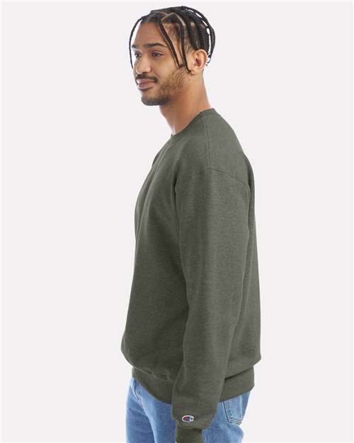 Champion Unisex Powerblend® Crewneck Sweatshirt S600 - Dark Green Heather