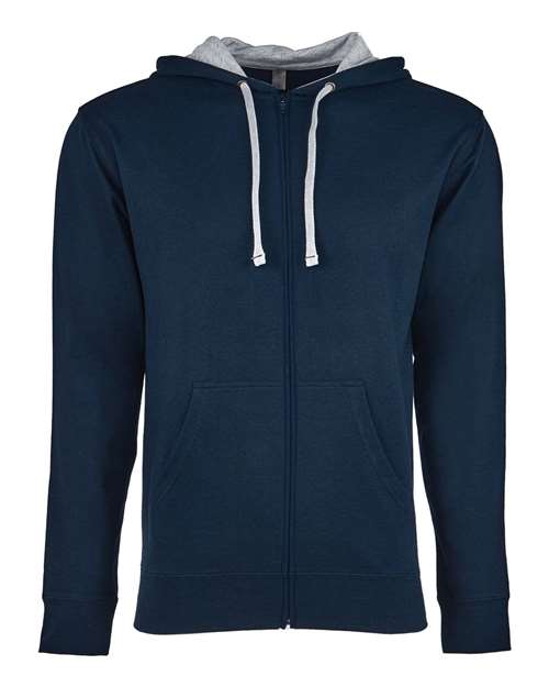 Next Level Unisex Laguna Full-Zip Hoodie Sweatshirt 9601