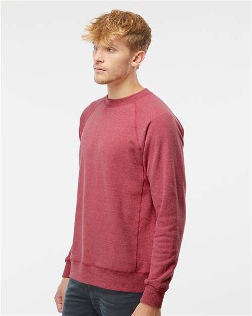 Independent Trading Co. Unisex Special Blend Raglan Crewneck Sweatshirt PRM30SBC