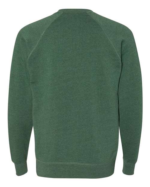 Independent Trading Co. Unisex Special Blend Raglan Crewneck Sweatshirt PRM30SBC