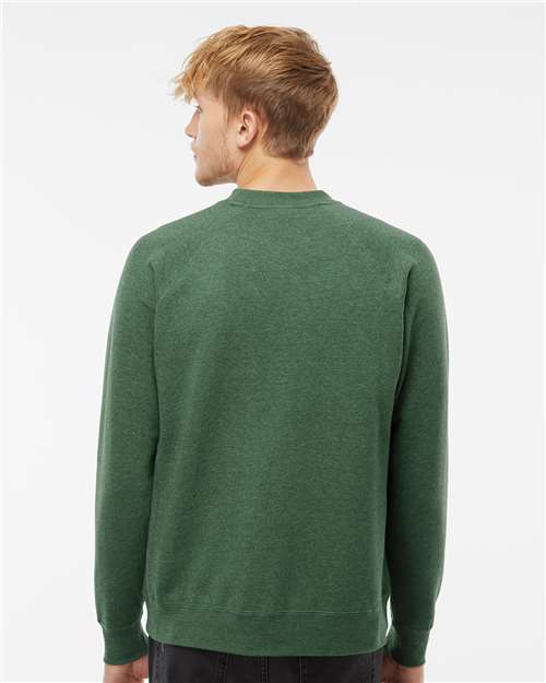 Independent Trading Co. Unisex Special Blend Raglan Crewneck Sweatshirt PRM30SBC