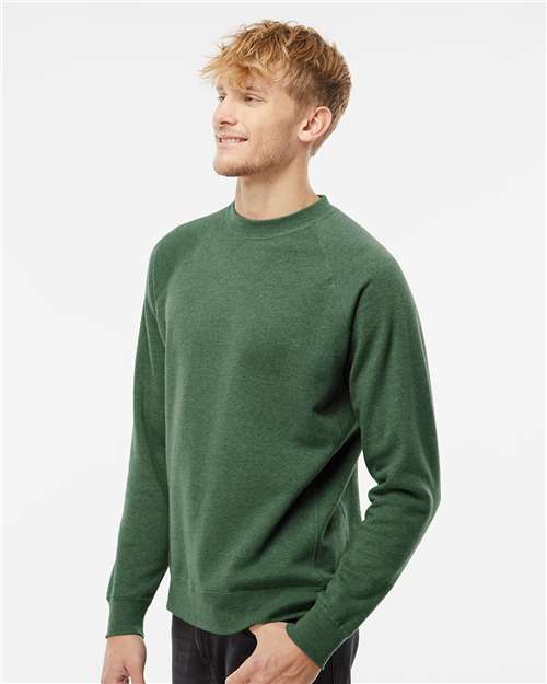 Independent Trading Co. Unisex Special Blend Raglan Crewneck Sweatshirt PRM30SBC