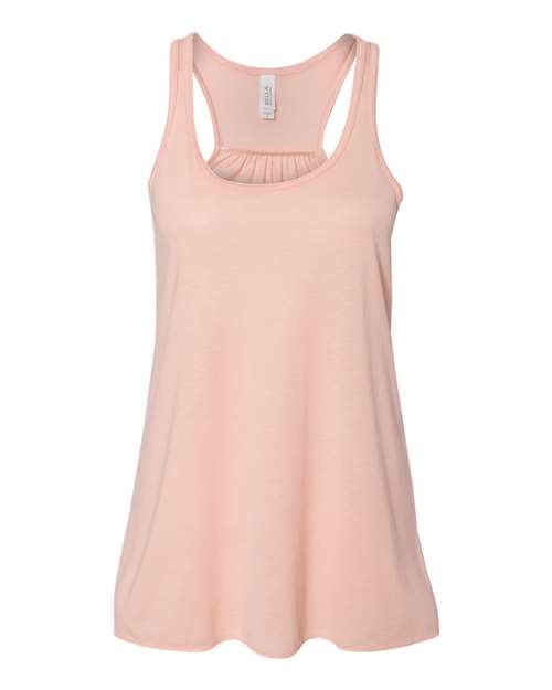 BELLA + CANVAS Women's Flowy Racerback Tank 8800 - Peach