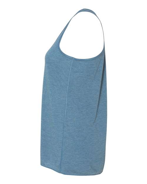 BELLA + CANVAS Women's Flowy Racerback Tank 8800 - Heather Deep Teal