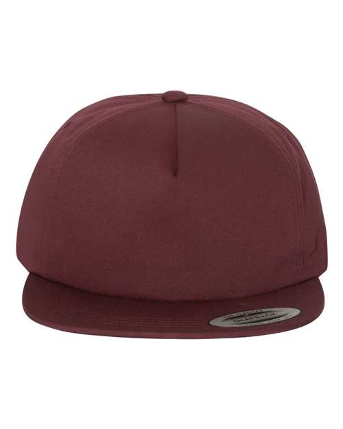 YP Classics Lightly-Structured Five-Panel Snapback Cap 6502