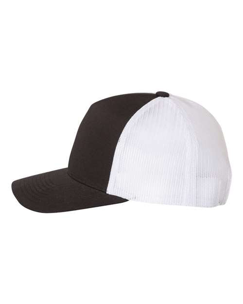 YP Classics Five-Panel Retro Trucker Cap 6506