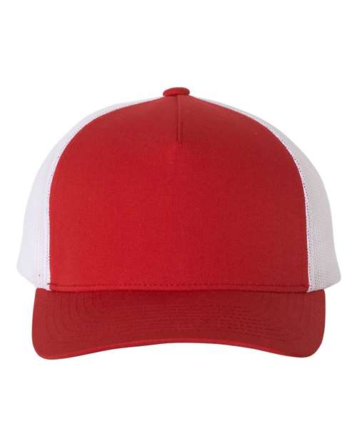 YP Classics Five-Panel Retro Trucker Cap 6506