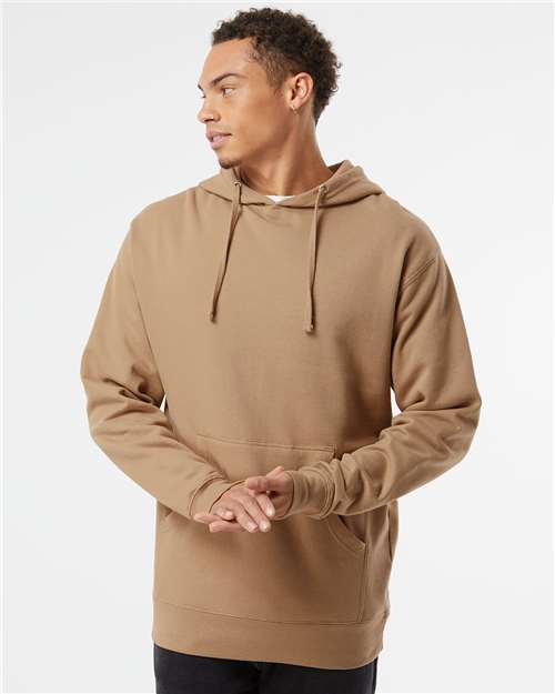 Independent Trading Co. Unisex Midweight Hooded Sweatshirt SS4500 - Sandstone