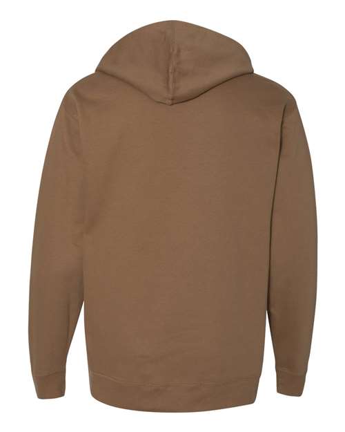 Independent Trading Co. Unisex Midweight Hooded Sweatshirt SS4500 - Saddle