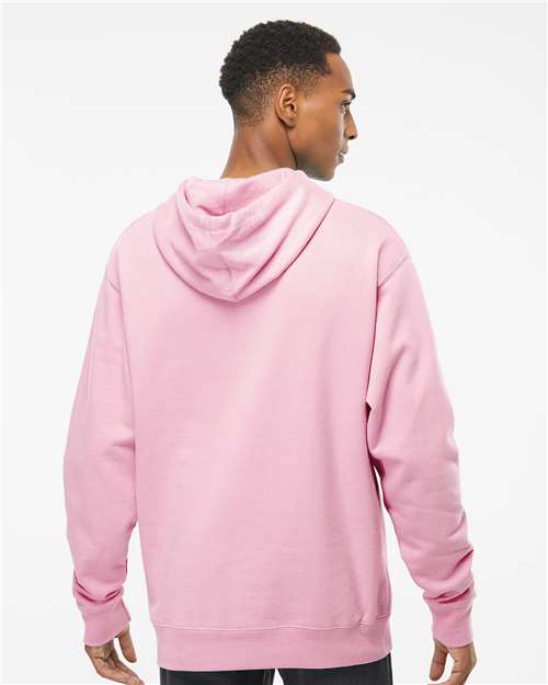 Independent Trading Co. Unisex Midweight Hooded Sweatshirt SS4500 - Light Pink