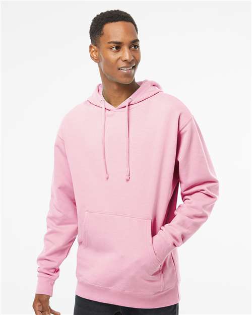 Independent Trading Co. Unisex Midweight Hooded Sweatshirt SS4500 - Light Pink