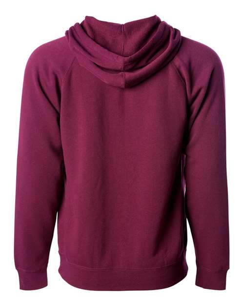 Independent Trading Co. Unisex Special Blend Raglan Full-Zip Hooded Sweatshirt PRM33SBZ
