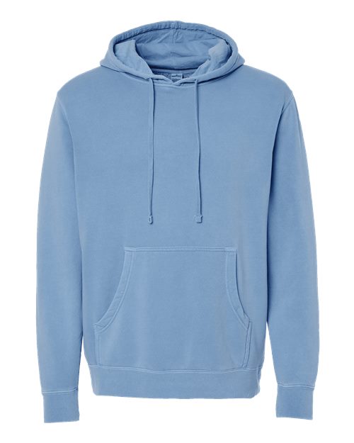 Independent Trading Co. Unisex Midweight Pigment-Dyed Hooded Sweatshirt PRM4500 - Pigment Light Blue