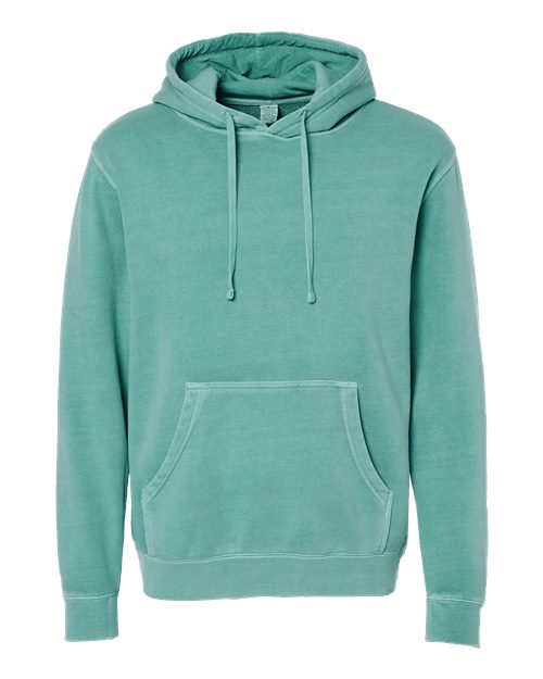 Independent Trading Co. Unisex Midweight Pigment-Dyed Hooded Sweatshirt PRM4500 - Pigment Mint