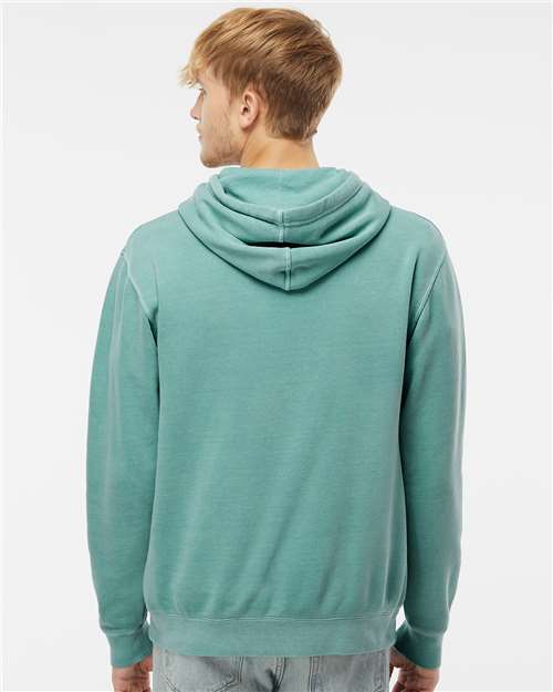 Independent Trading Co. Unisex Midweight Pigment-Dyed Hooded Sweatshirt PRM4500 - Pigment Mint
