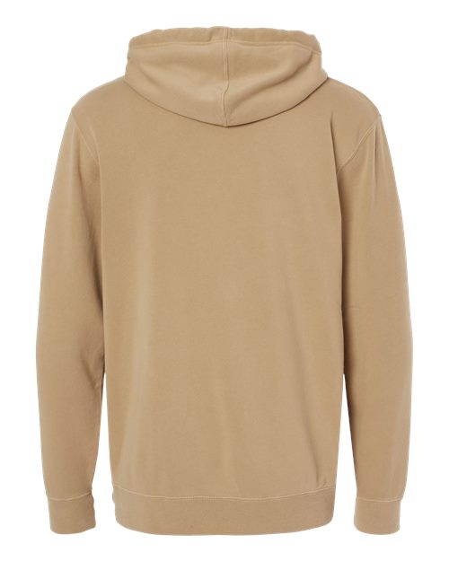 Independent Trading Co. Unisex Midweight Pigment-Dyed Hooded Sweatshirt PRM4500 - Pigment Sandstone