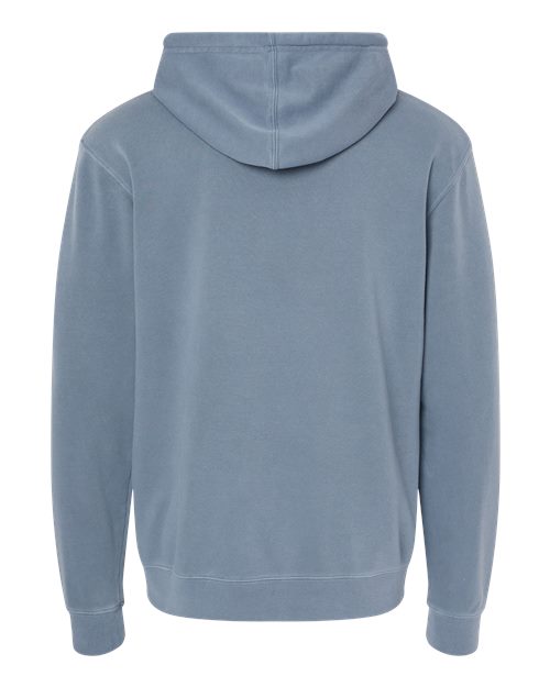 Independent Trading Co. Unisex Midweight Pigment-Dyed Hooded Sweatshirt PRM4500 - Pigment Slate Blue