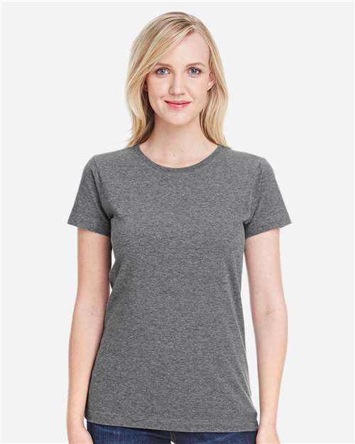 LAT Women's Fine Jersey Tee 3516 - Granite Heather
