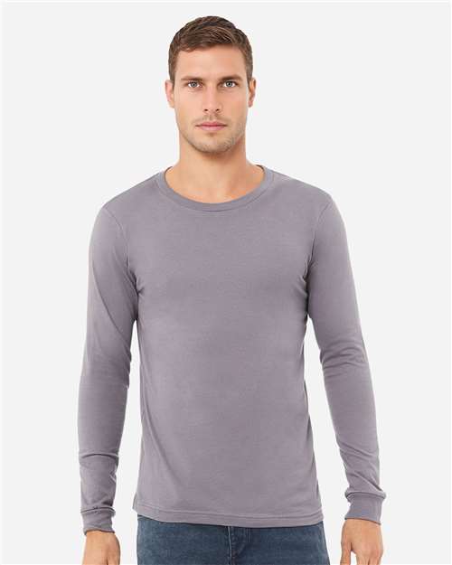 BELLA + CANVAS Unisex Jersey Long Sleeve Tee 3501 - Storm