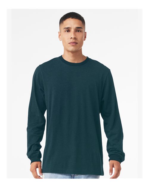 BELLA + CANVAS Unisex Jersey Long Sleeve Tee 3501 - Atlantic