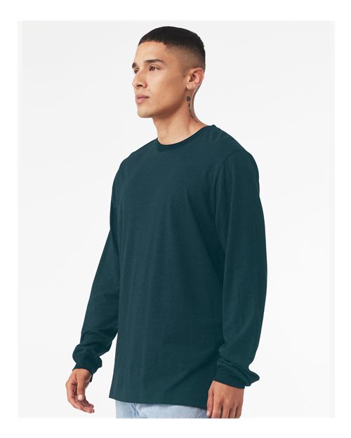 BELLA + CANVAS Unisex Jersey Long Sleeve Tee 3501 - Atlantic