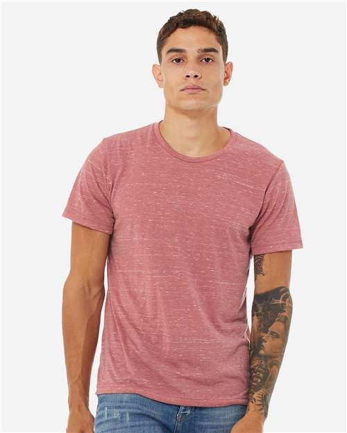 BELLA + CANVAS Unisex Texture Tee 3650 - Mauve Marble