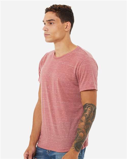 BELLA + CANVAS Unisex Texture Tee 3650 - Mauve Marble