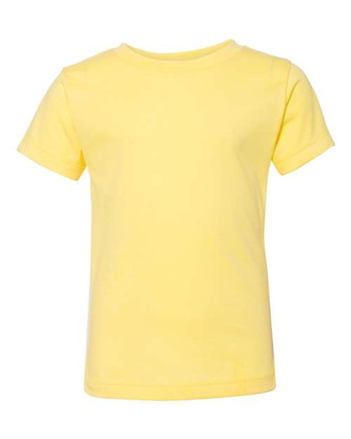 BELLA + CANVAS Toddler Jersey Tee 3001T - Yellow